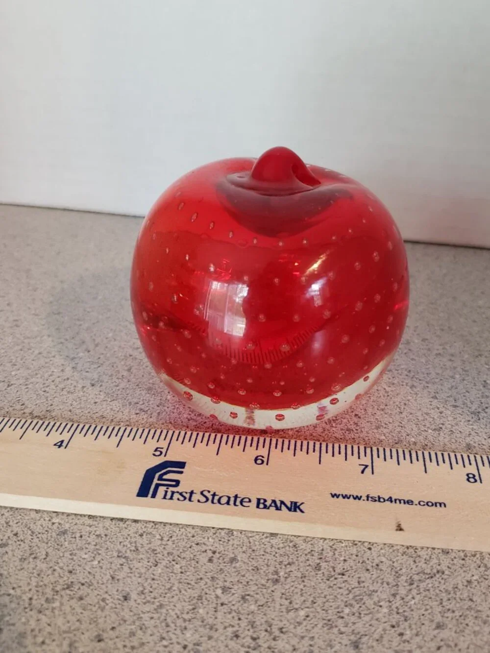 Vintage Rossini Art Glass Paperweight